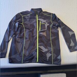Klim Men's Performance Jacket in Gray with Neon Highlights